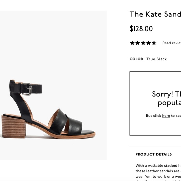 Madewell Shoes - Madewell - The Kate Sandal